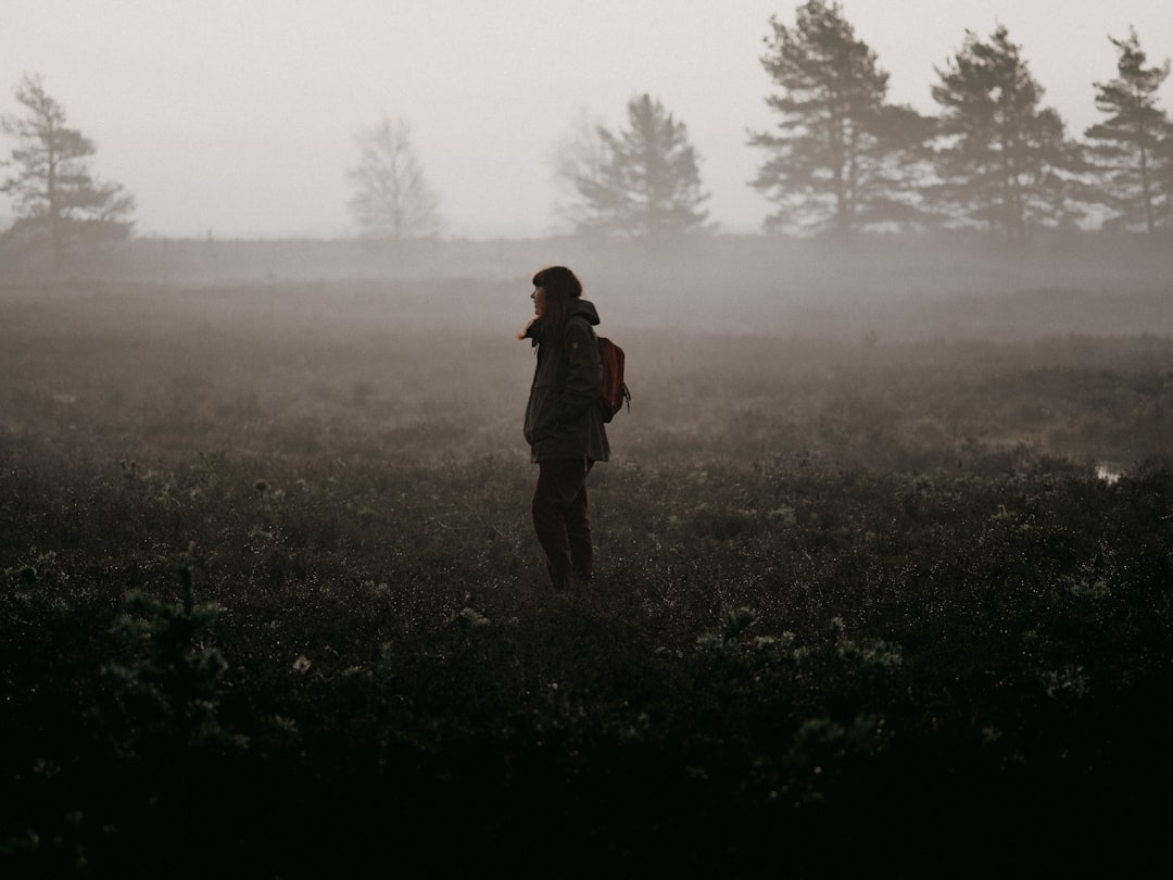 AI History - person in black jacket standing on green grass field during daytime