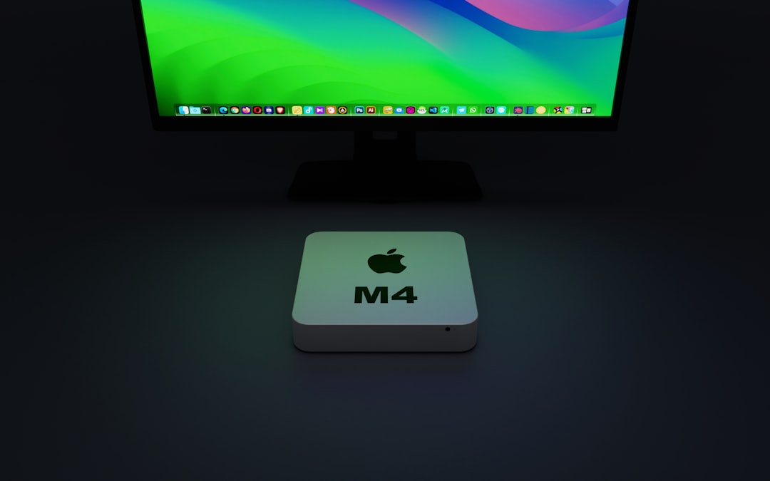 AI Tools - an apple computer with the m4 logo on it
