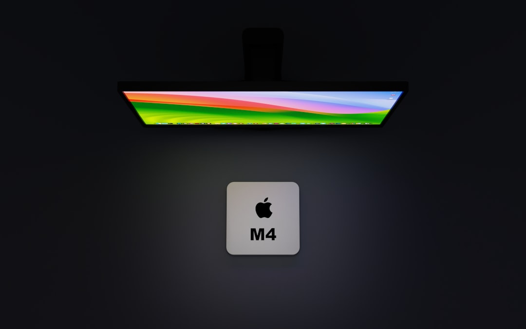 AI Tools - an apple logo is displayed on a wall