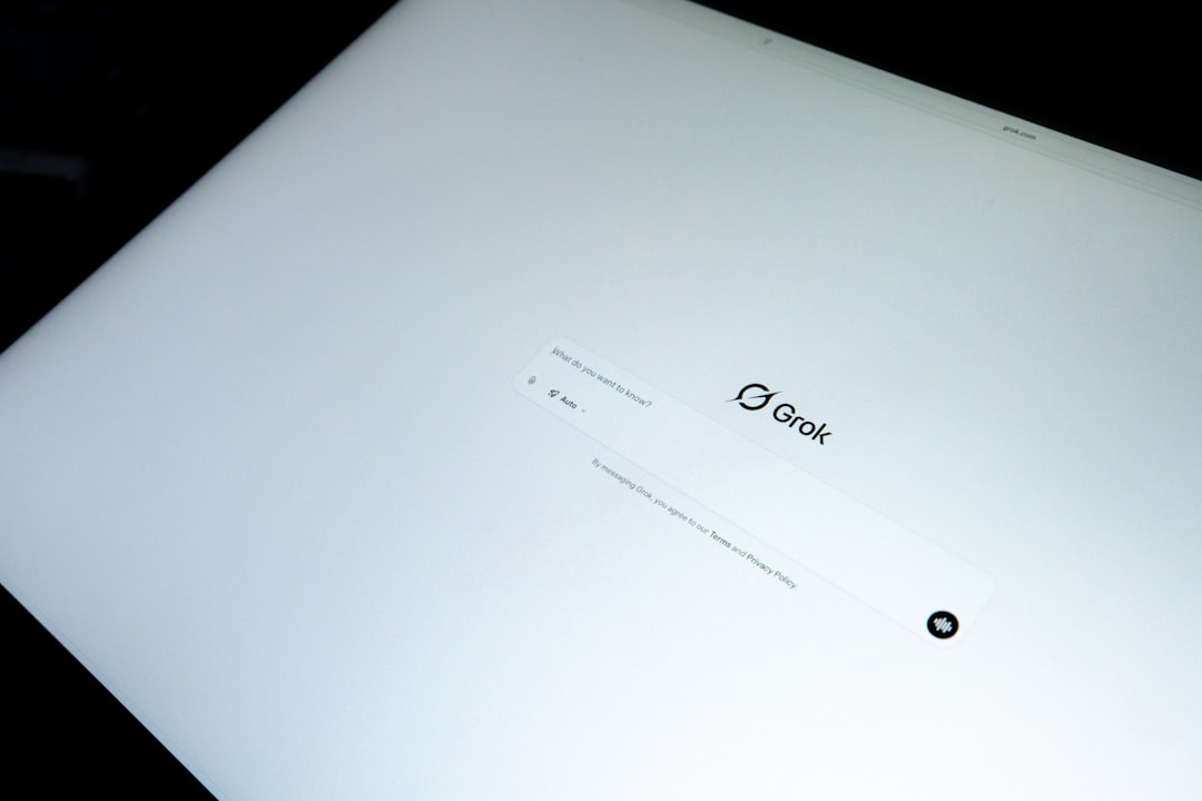 AI Tools - Close-up of a laptop screen with a logo